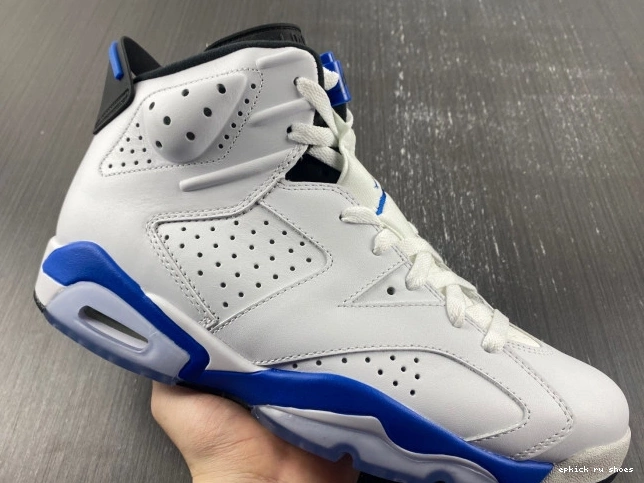 Rep Sport Jordan 6 (2014) Blue Air Retro 384664-107 0723
